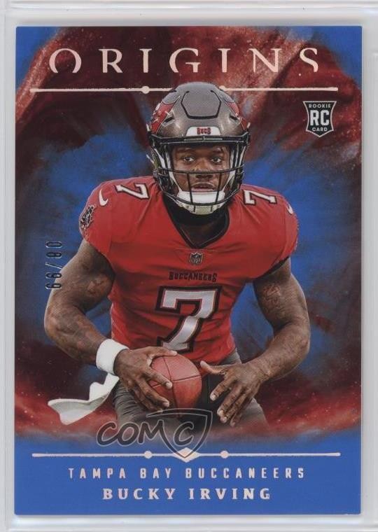 2024 Panini Origins Rookies Blue /99 Bucky Irving #107 Rookie RC