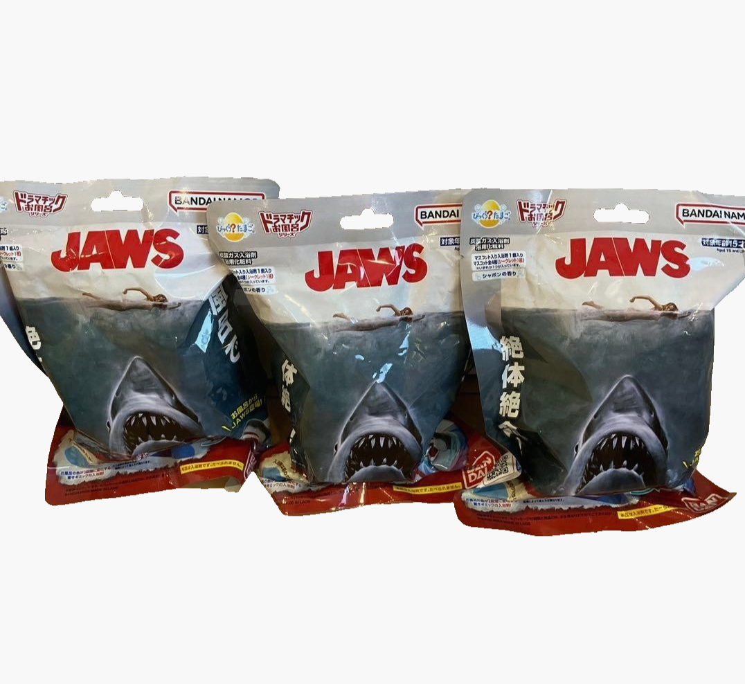 BANDAI JAWS Bath Bomb Surprise Toy Set of 3 Shark Mascot Color