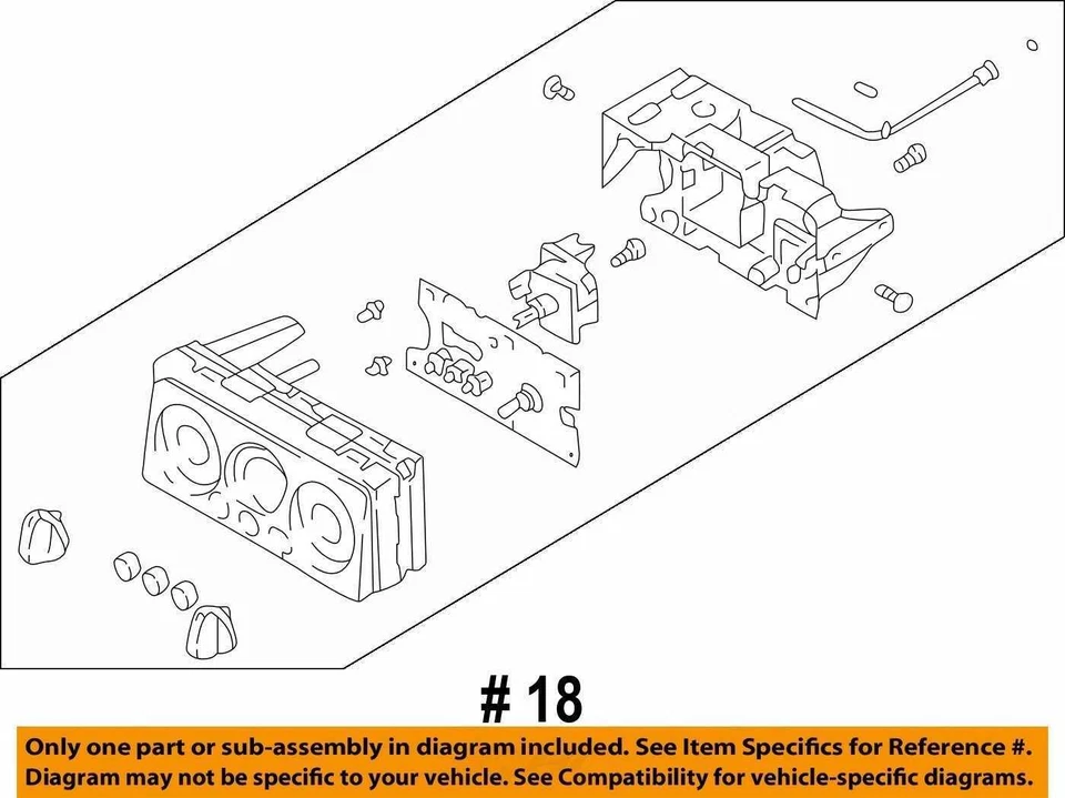 Panel de control del calentador de temperatura manual Subaru Legacy 2000-2004 id 72311ae06c Foto 4 de 4