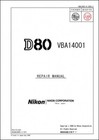 Nikon D80 Service & Repair Manual Reprint