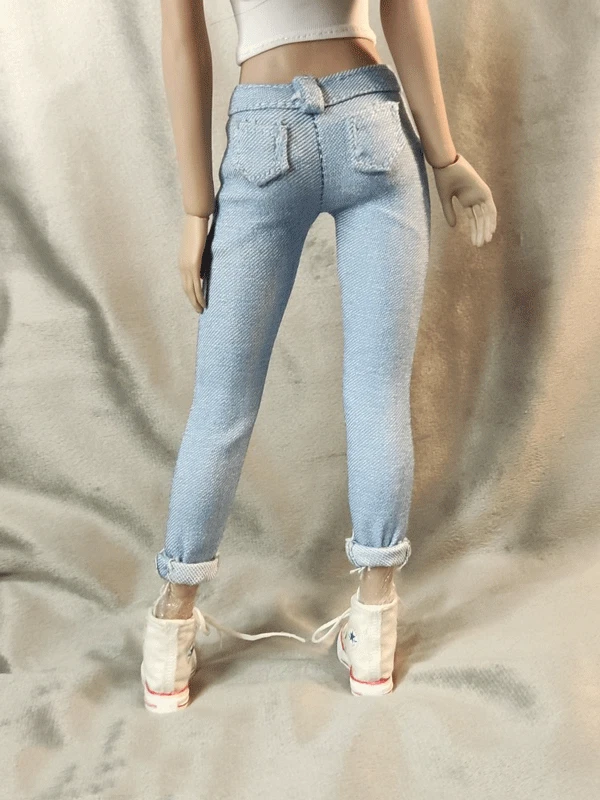 Low vest jeans sale