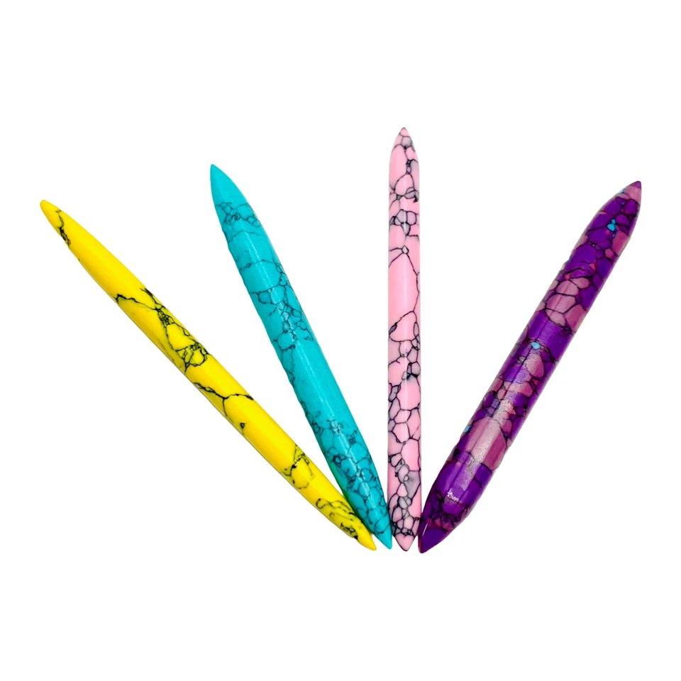 Piercing corporal naga cristal turquesa tribal tabique colmillo espiga nariz joyería medidor Foto 2 de 4