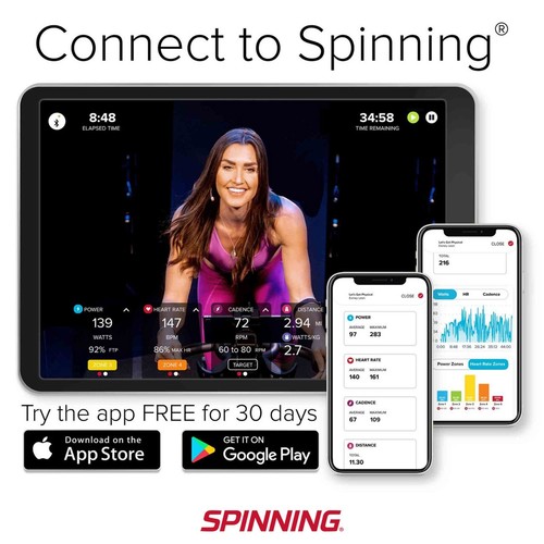 Spinning® Connect ™ Dual Mode Armband Heart Rate Monitor - Picture 4 of 4