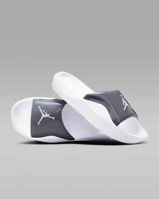 New Nike Jordan Air Franchise Slides Shoes Cool Grey/ White