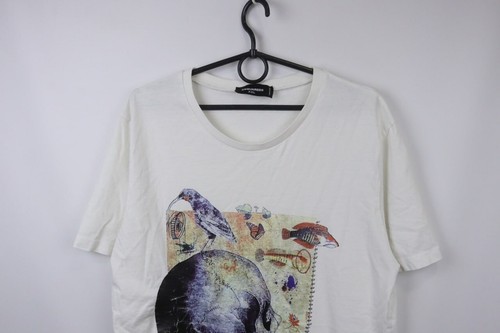 Dsquared2 White Cotton Crew Neck Short Sleeves Pullover T-Shirt 2XL - Picture 3 of 18