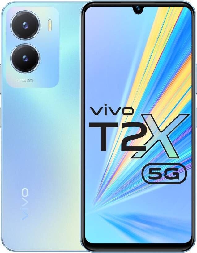 Vivo T2x 5G (4GB RAM, 128GB) 6.58" Dimensity 6020 Processor 50MP-Camera 5000mAh