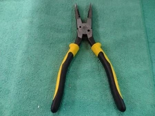 Klein Tools J206-8C Pliers, All-Purpose Needle Nose, Spring Loaded, Cuts, Strips