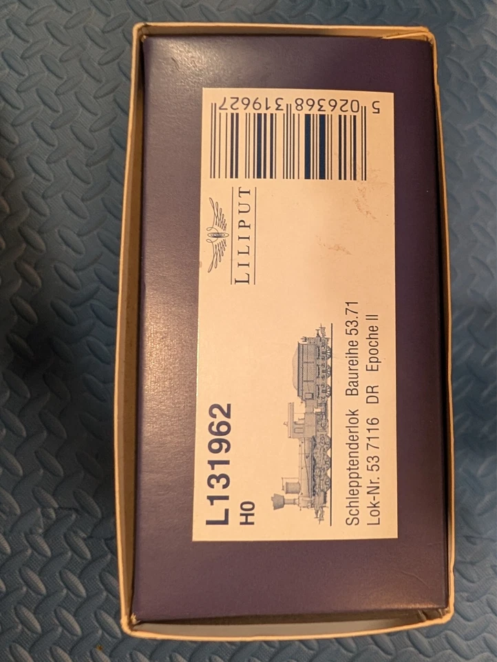 Liliput L131962 DCC HO Scale DR Epoche II Baureihe 53.71 Steam Locomotive Boxed - Image 2 of 4