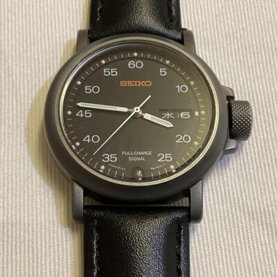 【激レア】　SEIKO IMPACT 8T23 - 8020 Seiko Impact 8T23-8020 Day Date Stainless Steel Metal Quartz