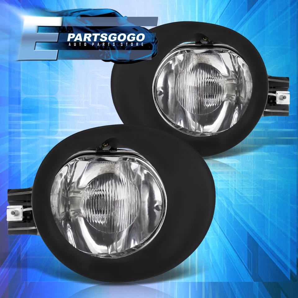 For 02-08 Dodge Ram 1500 2500 3500 Clear Driving Fog Lights Lamps + Wiring Bulbs Foto 4 de 4