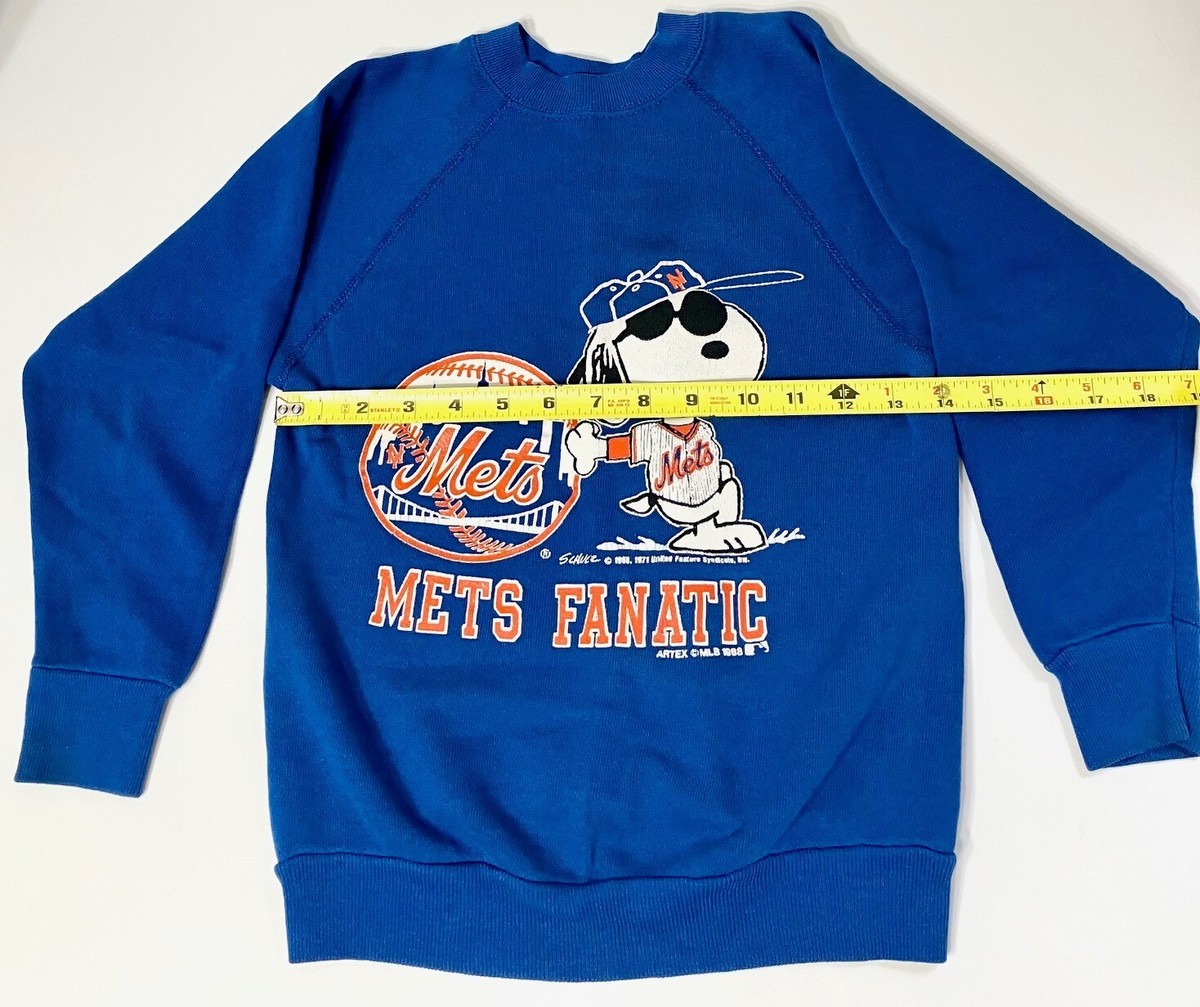 Vintage 1988 MLB NY Mets Baseball Crew Neck Charles Schulz Snoopy Sweater  ARTEX | eBay
