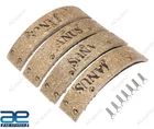 Brake Shoe Lining Kit With Rivets Fits For Royal Enfield Bullet Motorcycle