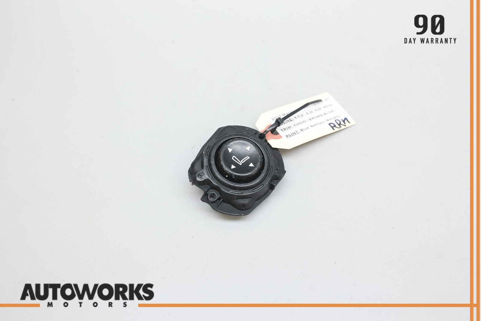 03-13 Maserati Quattroporte M139 Rear Right Passenger Seat Adjustment Switch OEM
