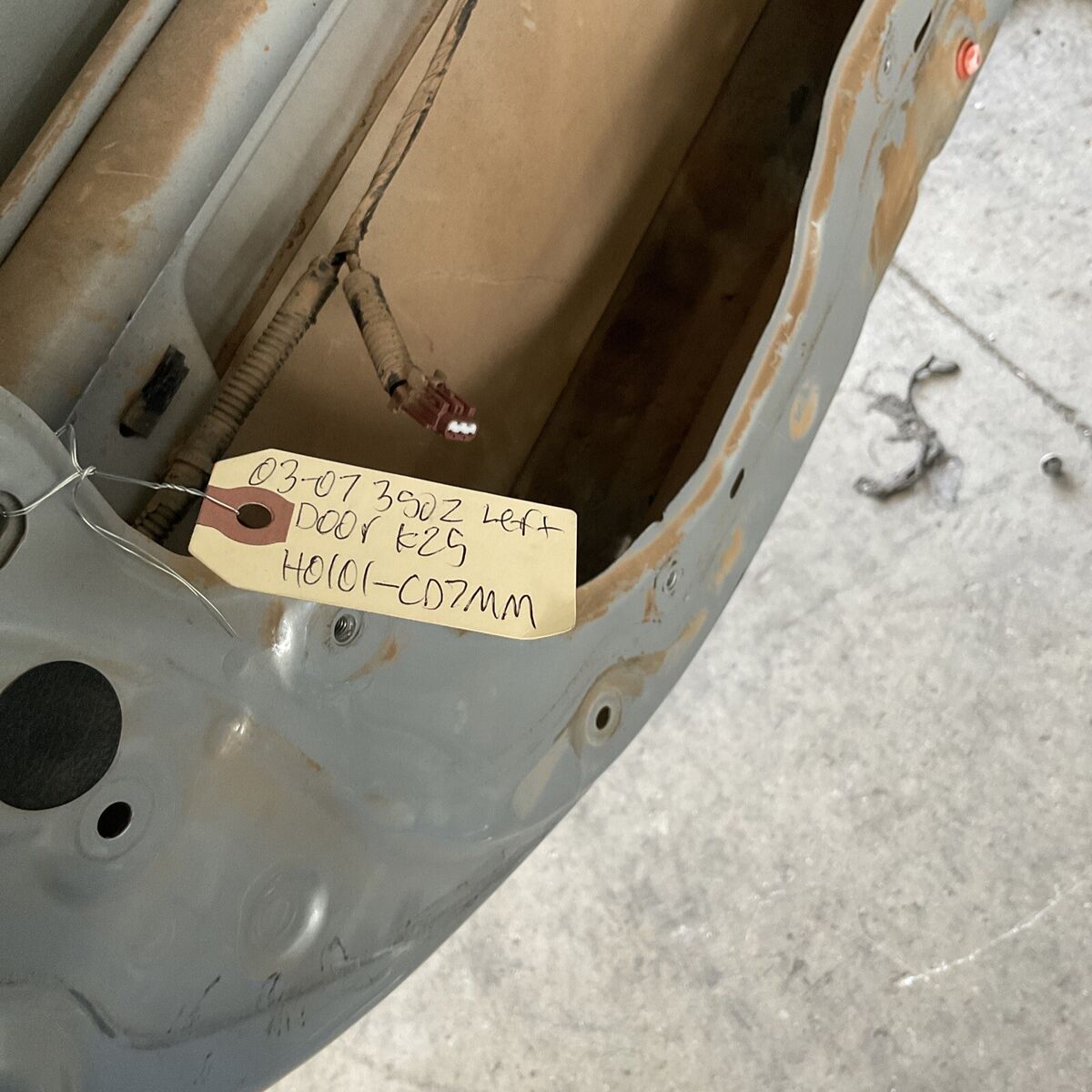 2003-2007 Nissan 350Z Left Driver Side Door K25 H0101-CD7MM 2003-2007 Nissan 350Z Left Driver Side Door K25 H0101-CD7MM