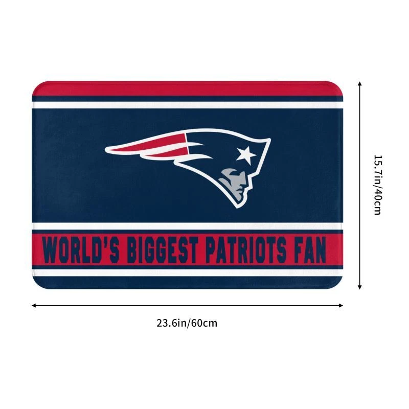World's New England Patriots  Fan Floor Mat Decorative