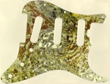 Stratocaster Strat Pickguard Custom to fit Fender SSS11 Hole ELITE Abstract 14