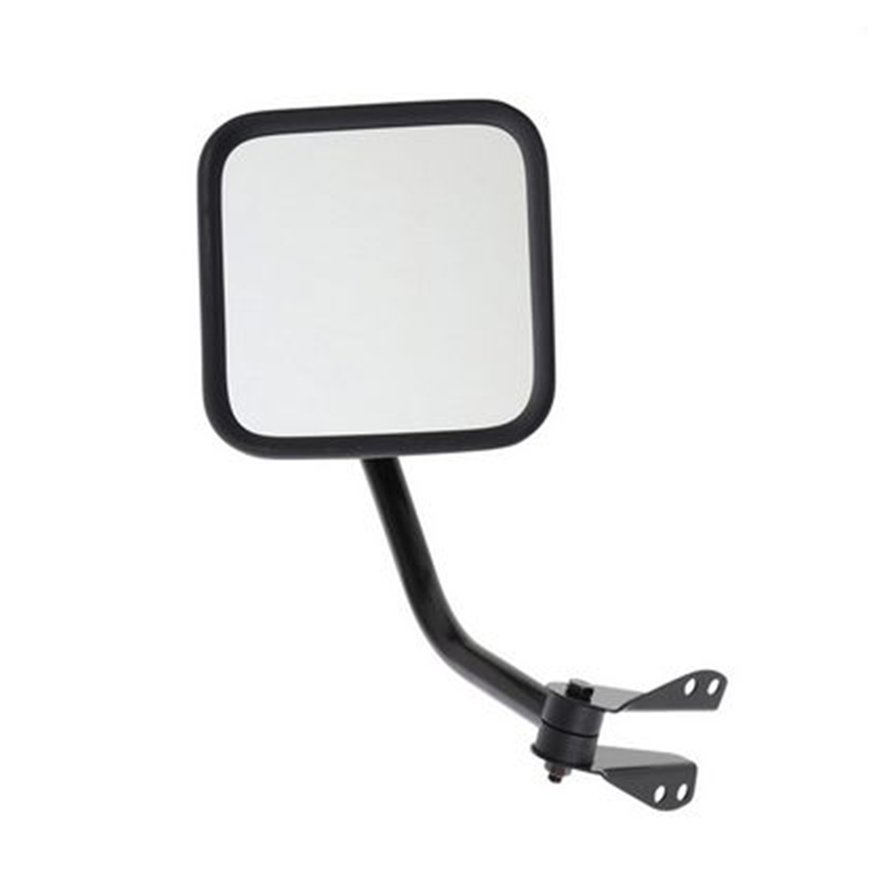 Smittybilt Side Mirrors Pair Manual View Black Fits Jeep CJ5 & CJ7