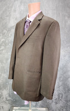 Ralph Lauren LRL Blazer Men's 42R Green Label Jacket Olive Green 100 Wool
