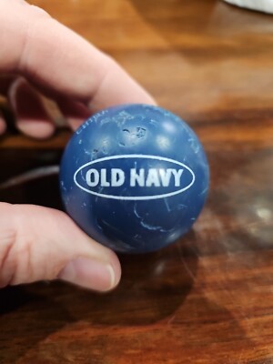 Old navy Blue Bouncy Ball Rare W/ Marks Bounce
