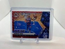 2020-21 Panini Mosaic Montage Mosaic Red #30 Derrick Rose Knicks 🔥🔥🔥🔥🔥🔥🔥
