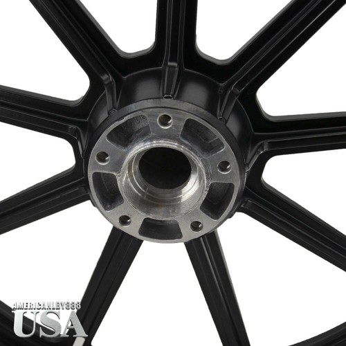 For Harley XL1200 883Iron 16-24 Front Wheel Rim STRAIGHT 19" 2.15 9 Spoke Mag - Picture 5 of 10