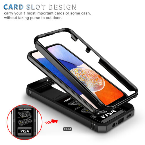 For Samsung Galaxy A15 A35 A25 A54 Heavy Duty Phone Case + Screen Protector - Picture 58 of 96
