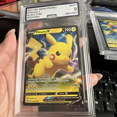 2021 POKEMON SWSH BLACK STAR PROMO #61 PIKACHU V PIKACHU V BOX