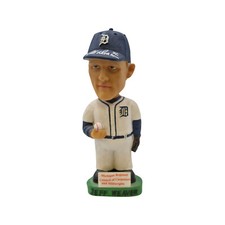 JEFF WEAVER SIGNED DETROIT TIGERS BOBBLEHEAD UMPIRE JOHN HIRSCHBECK COLLECTION