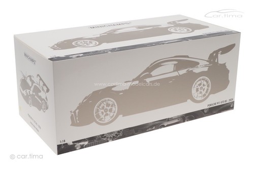 Porsche 911 (992) Gt3 Rs Weissach Pacchetto Giallo Racing / Rad Rosso MINICHAMPS - Foto 7 di 7