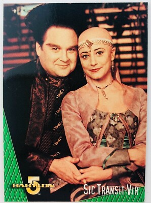 1996 Babylon 5 TV Show Trading Card by Fleer Skybox #29 Sic Transit Vir