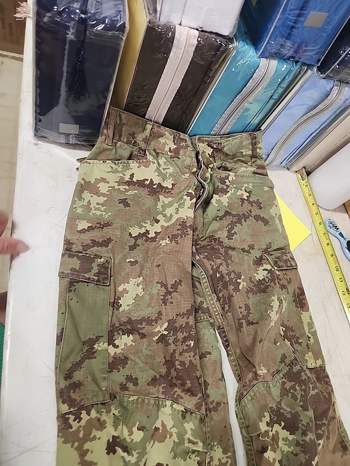 Camo Cargo BDU Hunting Pants Youth Size 12  - Image 2 of 4