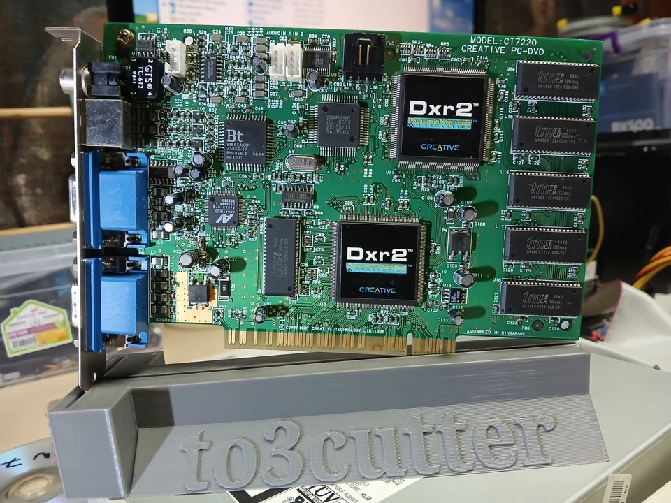 Creative CT7220 VIDEO - PC DVD ENCORE - CARD Dxr2 + DVD ROM DRIVE COMBO !!! - Image 3 of 4