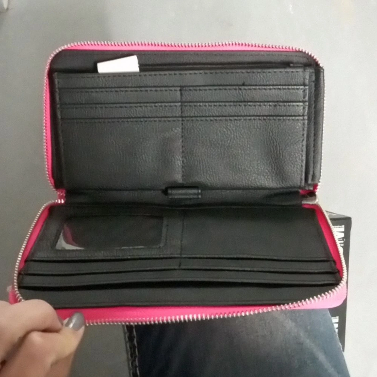 Portafoglio pochette Steve Madden rosa caldo da polso