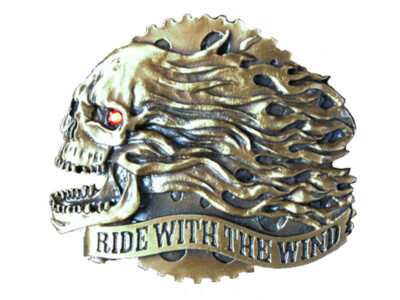 Raintree Gürtelschnallen, Eiche Blatt Biker Schnallen Sammler Ride with the wind