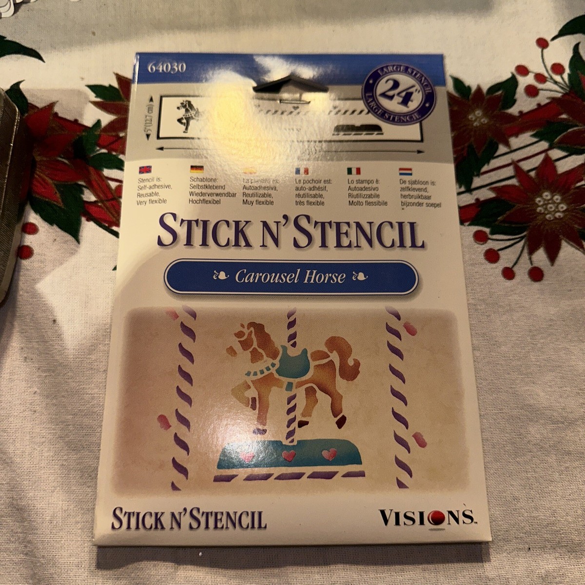 Carosel Horse Stencil. Great For Crafting. | eBay