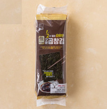 Korean Roasted Dried Seaweed Gim/Kim, No oil salt, 1 Free instant rice,6 packs
