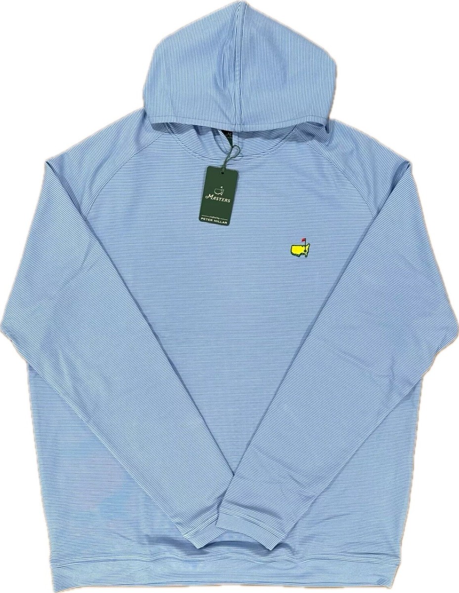 2026 Masters Peter Millar XL Crown Sport Powder Blue Golf Pullover