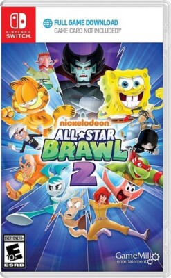 Nickelodeon All Star Brawls 2 for Nintendo Switch (Code In Box) - Nintendo...