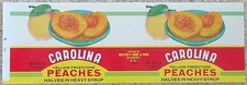 Wholesale Dealer's Lot 25 Carolina Peaches Can Labels W. P. Rawl Gilbert, S. C.