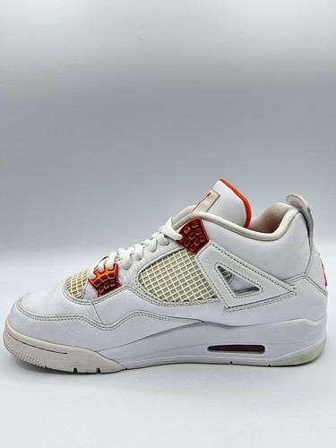 Nike Men’s Air Jordan 4 Size 10 Orange Metallic |CT8527–118| - Picture 4 of 8