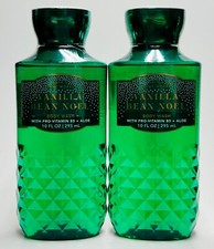 2 Bath  Body Works VANILLA BEAN NOEL Shower Gel Body Wash