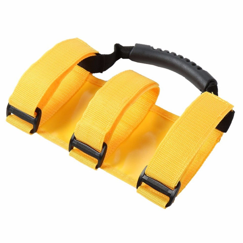 Yellow Roll Bar Grab Handles 4x4 WD Off Road Accessories fit Jeep