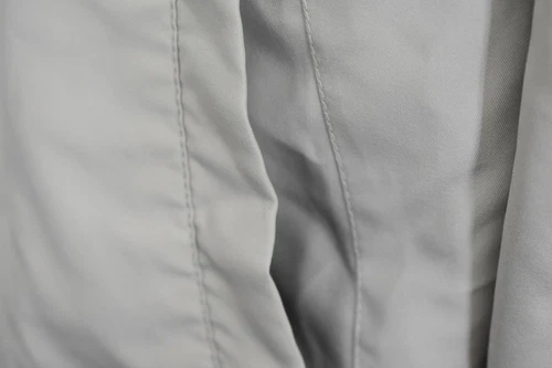 Reebok Mens Gray Jacket Stand Collar Front Zip Adjustable Stretch Waist L image 6