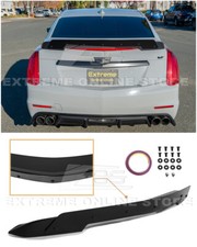 Carbon Package Primer Black Rear Wing Wickerbill Spoiler For 14-19 Cadillac Cts Carbon Package Primer Black Rear Wing Wickerbill Spoiler For 14-19 Cadillac Cts