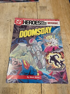 DC Heroes Role Playing Module- The Doomsday Program by Mark Acres PB ...