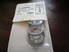 Grandt Line O scale #3716 ROUND WINDOW. 9 LIGHT, 42″ DIAMETER - More Below