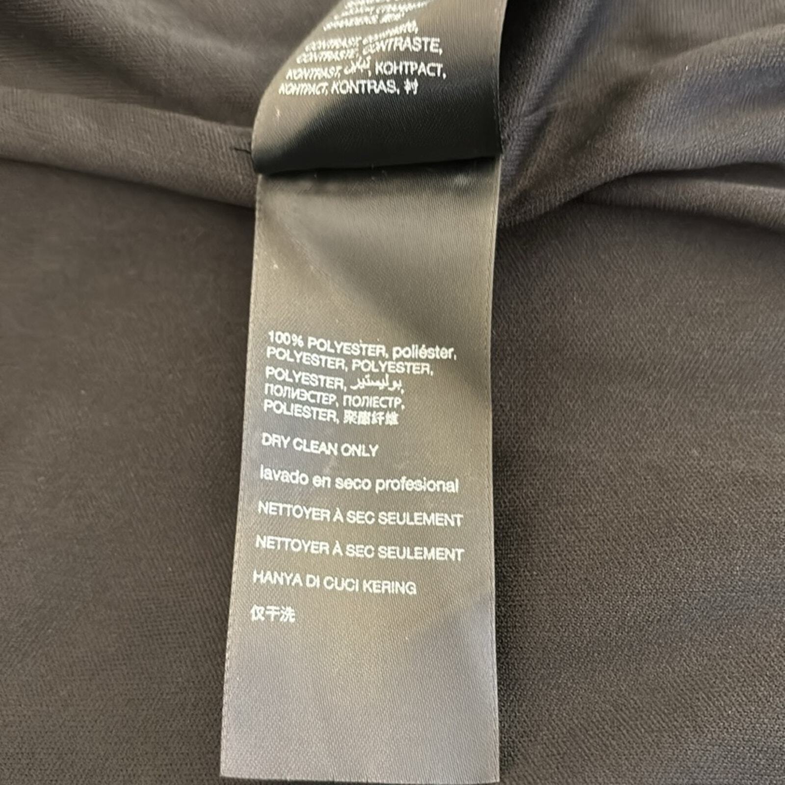 Bebe double split sheer bodice Cocktail long slip… - image 13