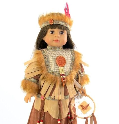 Neu Indianer Indianer 18" Kostüm Traumfänger Verkleiden amerikanische Mode - Bild 6 von 6