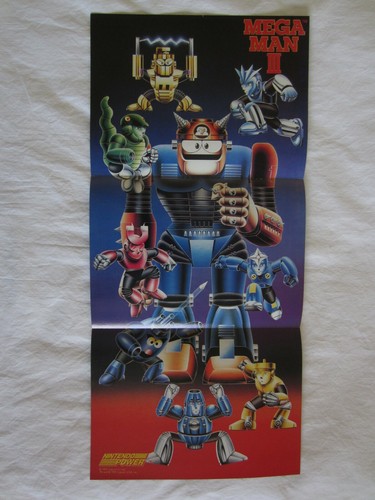 Mega Man III 3 (NES) Nintendo Power Poster Megaman Capcom 1990 RAR - Bild 1 von 3