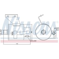 Nissens Trockner Klimaanlage Aluminium FüR Mercedes-Benz A-Klasse W168 95182